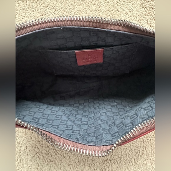 Authentic Gucci burgundy half moon bag - Picture 15 of 17